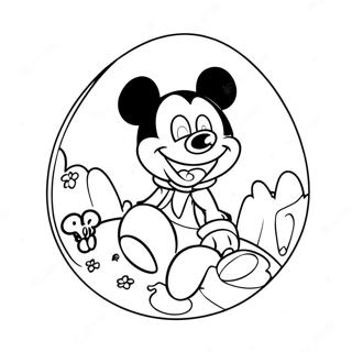 Pagina Para Colorir Do Ovo De Pascoa Do Mickey Mouse 59617-49478