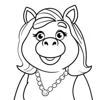 Pagina Para Colorir Da Miss Piggy 59646-49499