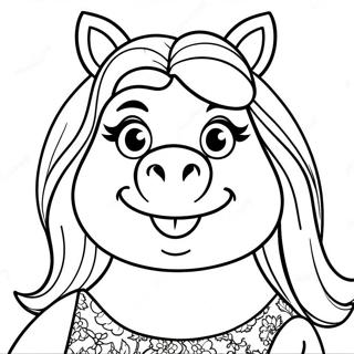 Pagina Para Colorir Da Miss Piggy 59646-49500