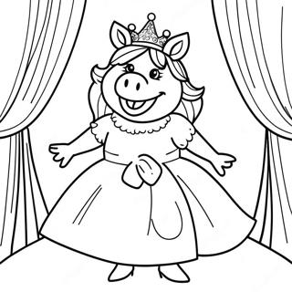 Pagina Para Colorir Da Miss Piggy Em Vestido Glamouroso 59647-49518