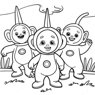 Pagina Para Colorir De Teletubbies 5964-4764