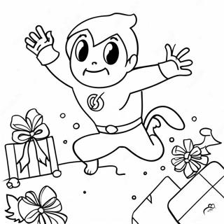 Pagina Para Colorir Super Heroi De Natal 59716-49562