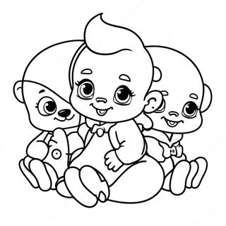 Bebés Da Disney Páginas Para Colorir