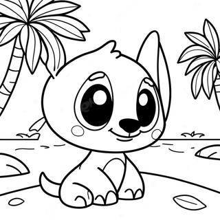 Lilo E Stitch No Paraiso Tropical Pagina Para Colorir 59777-49613