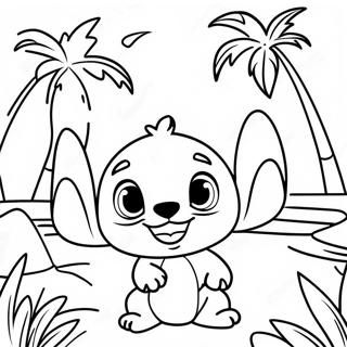 Lilo E Stitch No Paraiso Tropical Pagina Para Colorir 59777-49614