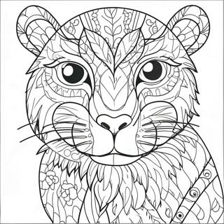 Pagina Para Colorir Do Mosaico Animal 59836-49663