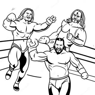 Superstars Da Wwe Em Acao Pagina Para Colorir 5985-4783