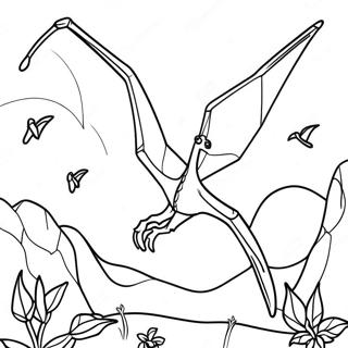 Pagina Para Colorir Pteranodon Voando 59987-49782