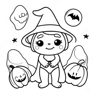 Pagina Para Colorir Halloween Fofo 60016-49810