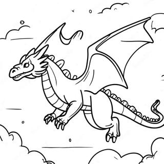 Pagina Para Colorir Dragao Da Terra Majestoso Voando 60057-49836