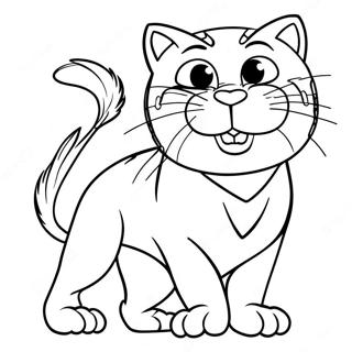 Pagina Para Colorir Mascote Wildcat Da K State 60077-49855