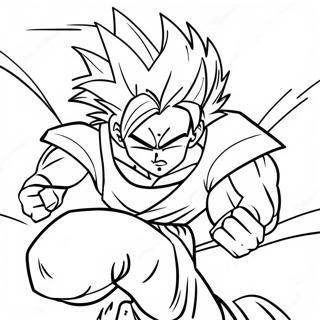 Pagina Para Colorir Gohan Em Pose De Acao Super Saiyan 60107-49896