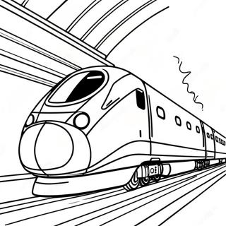 Pagina Para Colorir De Trem Bala Rapido Em Movimento 60157-49913