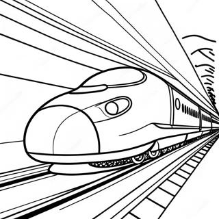 Pagina Para Colorir De Trem Bala Rapido Em Movimento 60157-49914