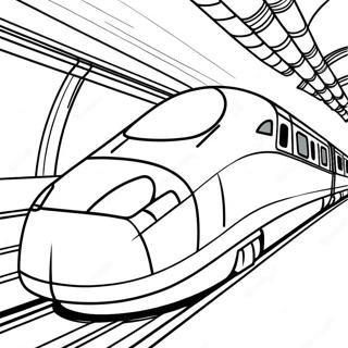 Pagina Para Colorir De Trem Bala Rapido Em Movimento 60157-49915