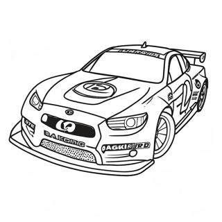 Pagina Para Colorir Do Carro De Corrida Do Kyle Larson 60226-49970