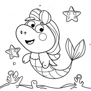 Pagina Para Colorir Da Peppa Pig Sereia 60356-50073