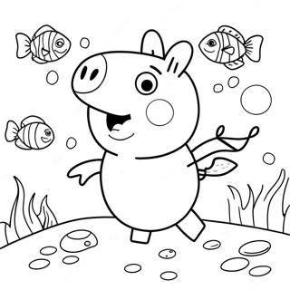 Pagina Para Colorir Da Aventura Subaquatica Da Peppa Pig 60357-50077