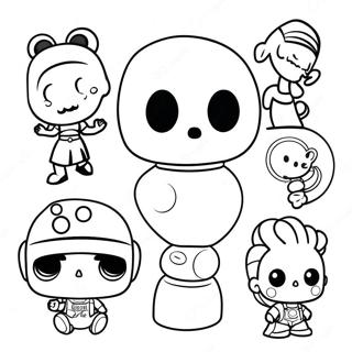 Pagina Para Colorir Personagens Cute Funko Pop 6035-4823