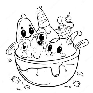 Pagina Para Colorir De Banana Split 60446-50139