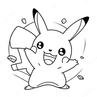 Pagina Para Colorir Do Pikachu Brilhando Com Energia 60477-50176