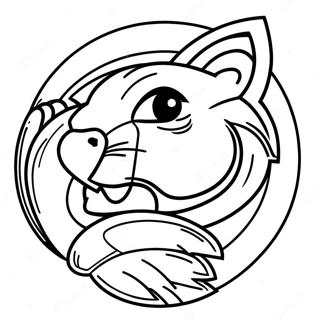 Pagina Para Colorir Do Logo Dos Nittany Lions Da Penn State 60596-50264