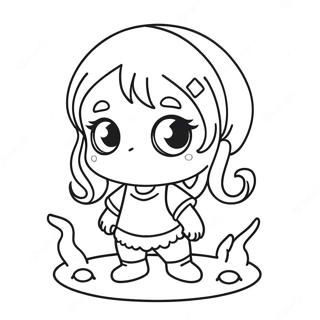 Chibi Horror Páginas Para Colorir