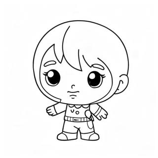 Pagina Para Colorir De Personagem De Horror Chibi 60606-50279