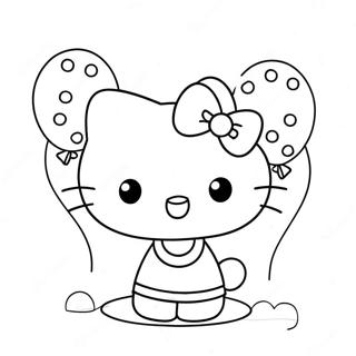 Pagina Para Colorir Da Hello Kitty Com Baloes 6065-4848