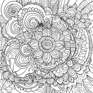 Pagina Para Colorir Do Mandala De Ilusao Psicodelica 60706-50350