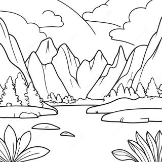 Pagina Para Colorir Da Paisagem De Fantasia Sublime 60727-50371