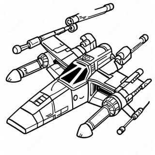 Pagina Para Colorir X Wing Starfighter 60766-50407