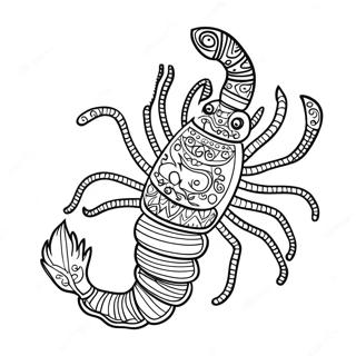 Pagina Para Colorir Signo Do Zodiaco Escorpiao 60816-50438