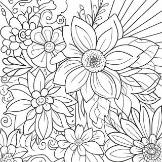 Pagina Para Colorir Do Design Floral Viva Ria Ame 60837-50454