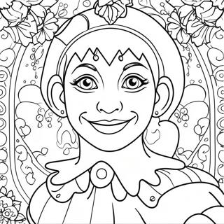 Pagina Para Colorir Do Jester Garten De Banban Colorido 60897-50505