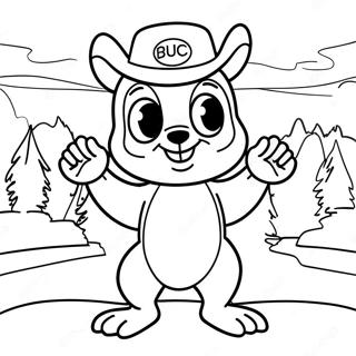 Pagina Para Colorir Do Mascote Castor Do Buc Ees 60917-50521