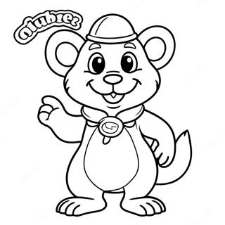 Pagina Para Colorir Do Mascote Castor Do Buc Ees 60917-50523