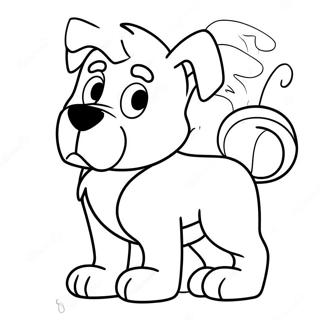 Pagina Para Colorir Do Personagem Underdog Corajoso 60937-50530