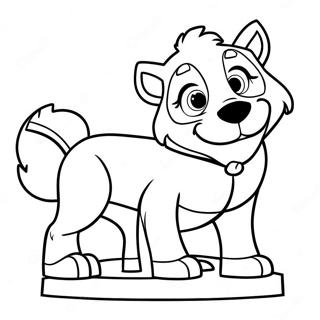 Pagina Para Colorir Do Personagem Underdog Corajoso 60937-50531