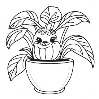 Pagina Para Colorir Da Planta Audrey Ii 60957-50546