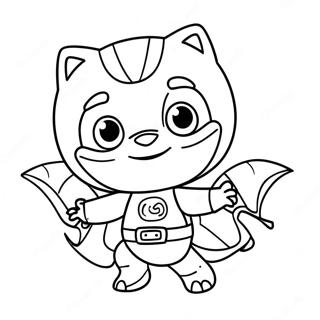 Pj Masks Gekko Móvel Páginas Para Colorir