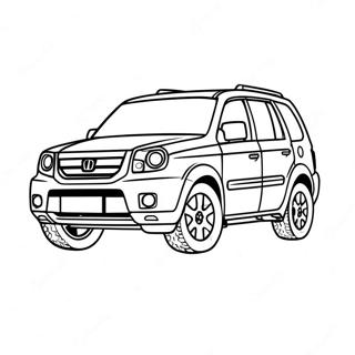 Pagina Para Colorir Da Aventura Do Honda Pilot 60977-50583