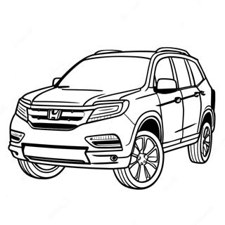 Pagina Para Colorir Da Aventura Do Honda Pilot 60977-50584