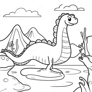 Pagina Para Colorir Do Monstro Do Lago Ness 61006-50607