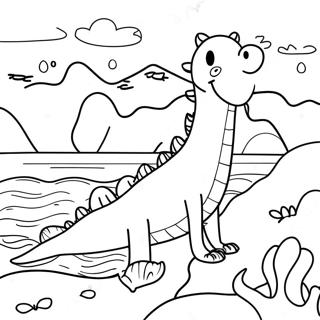 Pagina Para Colorir Do Monstro Do Lago Ness 61006-50608