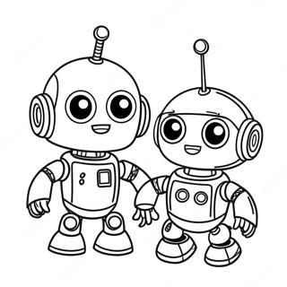 Pagina Para Colorir Dos Robos Fofos Do Filme 61017-50598