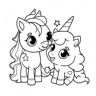 Pagina Para Colorir De Bebes Unicornios 61026-50595