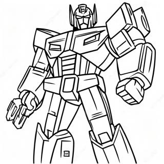 Pagina Para Colorir Do Optimus Prime Em Batalha 61037-50614