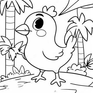 Chicka Chicka 123 Páginas Para Colorir