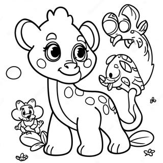 Pagina Para Colorir Animais Da Selva Detalhados 61097-50668